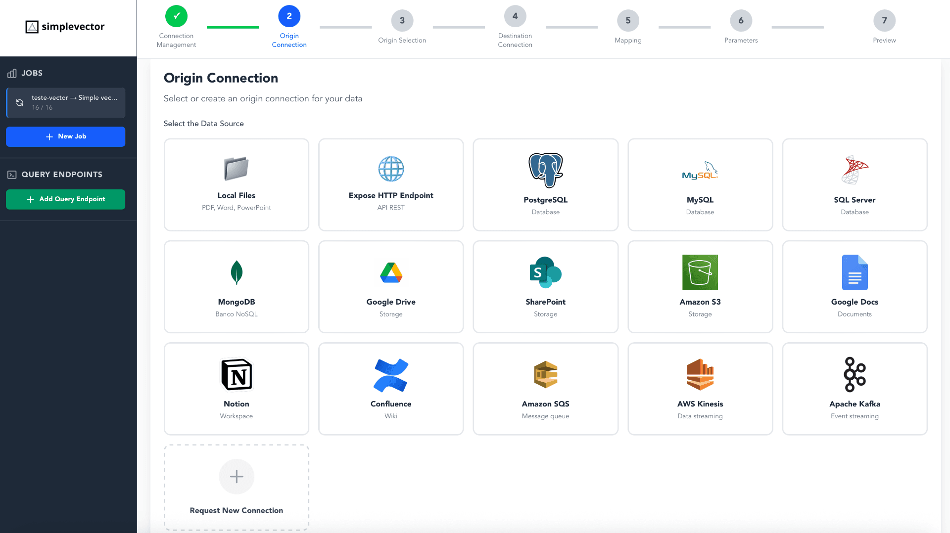 Conecte sua Fonte de Dados